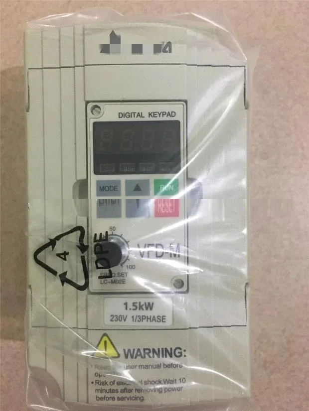 VFD015M21A новый оригинальный Инвертор 1500 Вт, новый корпус VFD-M, поддержка аналогичной модели
