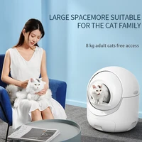 luxury large enclosed portable automatic cat litter toilet furniture auto smart intelligent self cleaning cat litter box