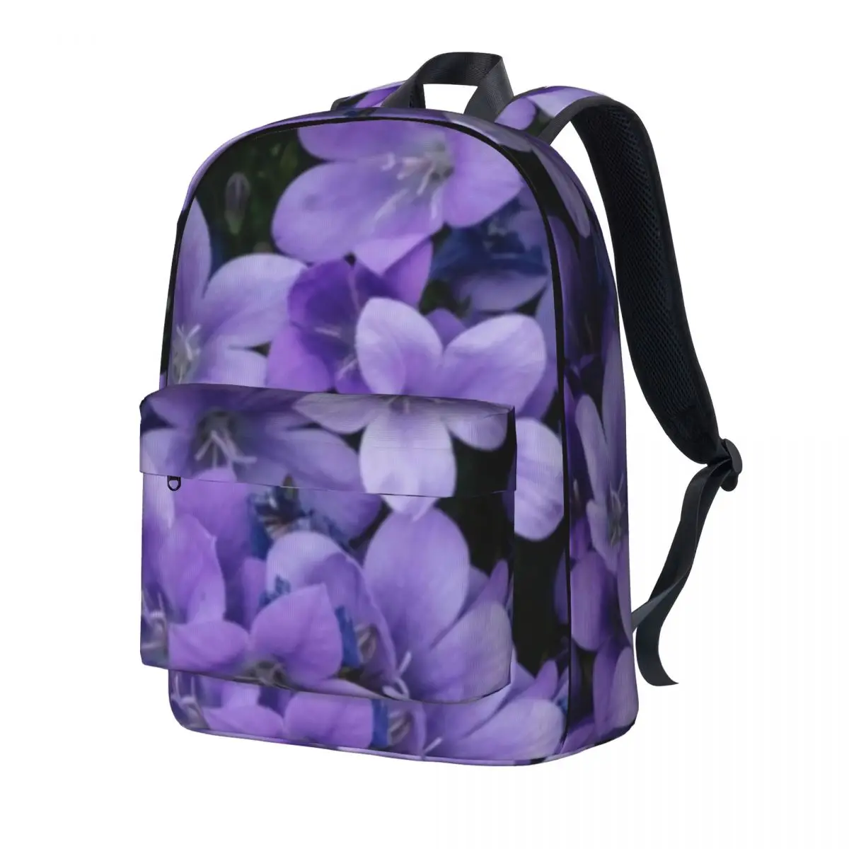 

Красивый рюкзак с лавандовым цветочным принтом, эстетичные фиолетовые рюкзаки с очаровательными цветами, уличная одежда, школьные сумки, д...