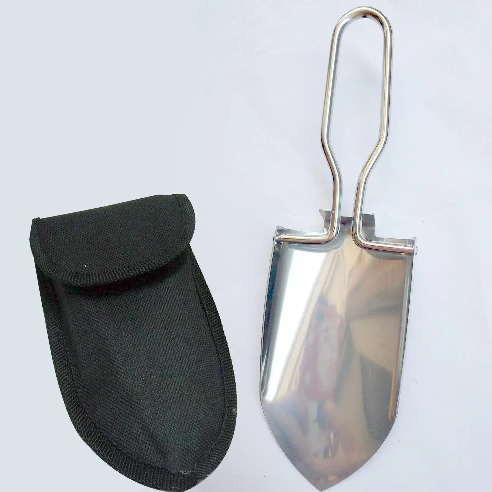 

Stainless Steel Foldable Garden Shovel Outdoor Tools for Transplanting Courtyard Outdoor