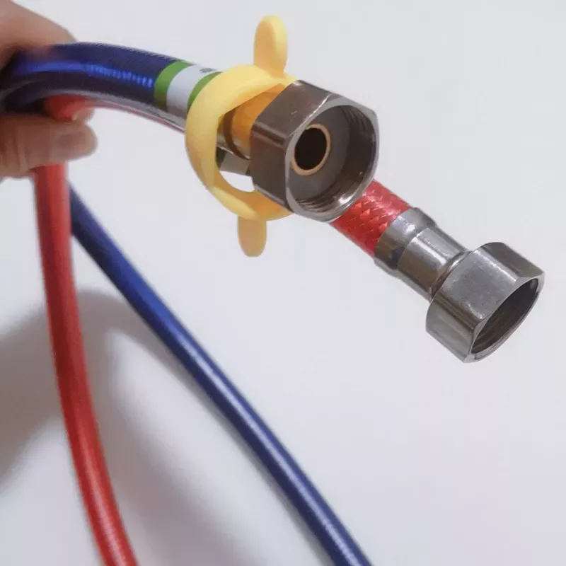 

Шланг водопроводный голубой из ПВХ, водопроводный шланг с клеевым покрытием для ванной и душа, гибкая Лейка для душа, G1/2 дюйма, 30 см