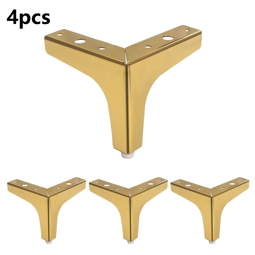 

1PC Furniture Legs Light Luxury Three-Pronged Right-Angle Cabinet Feet Coffee Table Support Legs Home Improvement