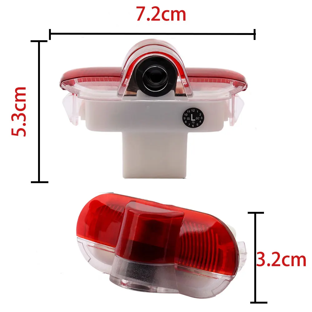 2 шт. Светодиодный прожектор дверных фонарей автомобиля для VW Sharan 7M 1998- 2002 2003 2004 2005