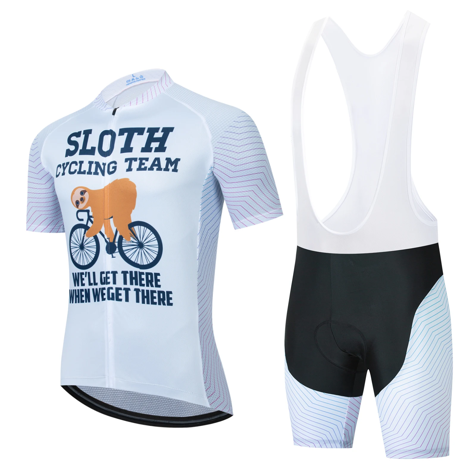 

Набор мужских велосипедных Джерси, быстросохнущая белая рубашка и шорты для лета