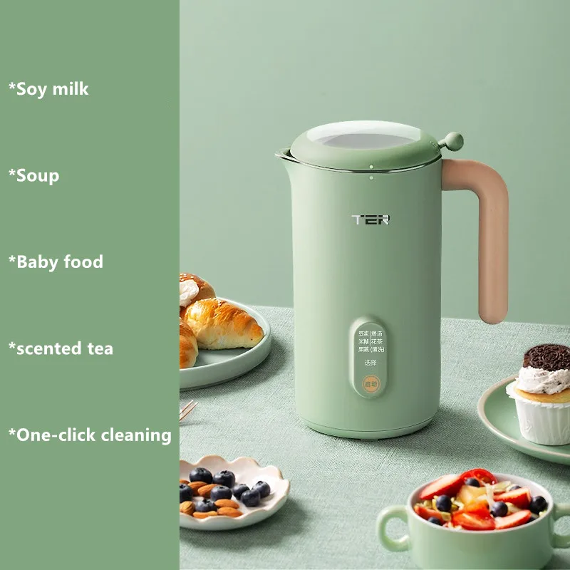 

Smart 220V breakfast Electric Juicer Broken Wall Cooking Machine Mini 350ML Soybean Milk Maker Stainless Steel Inner Heating
