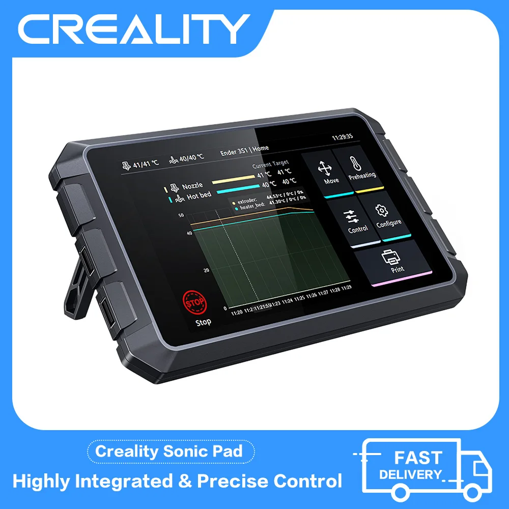 

Creality Sonic Pad 7 Inch Touch Screen 3D Printer Smart Pad For Ender 3 V2/3 S1/3 S1 Pro/Ender 5 S1 Series FDM 3D Printers