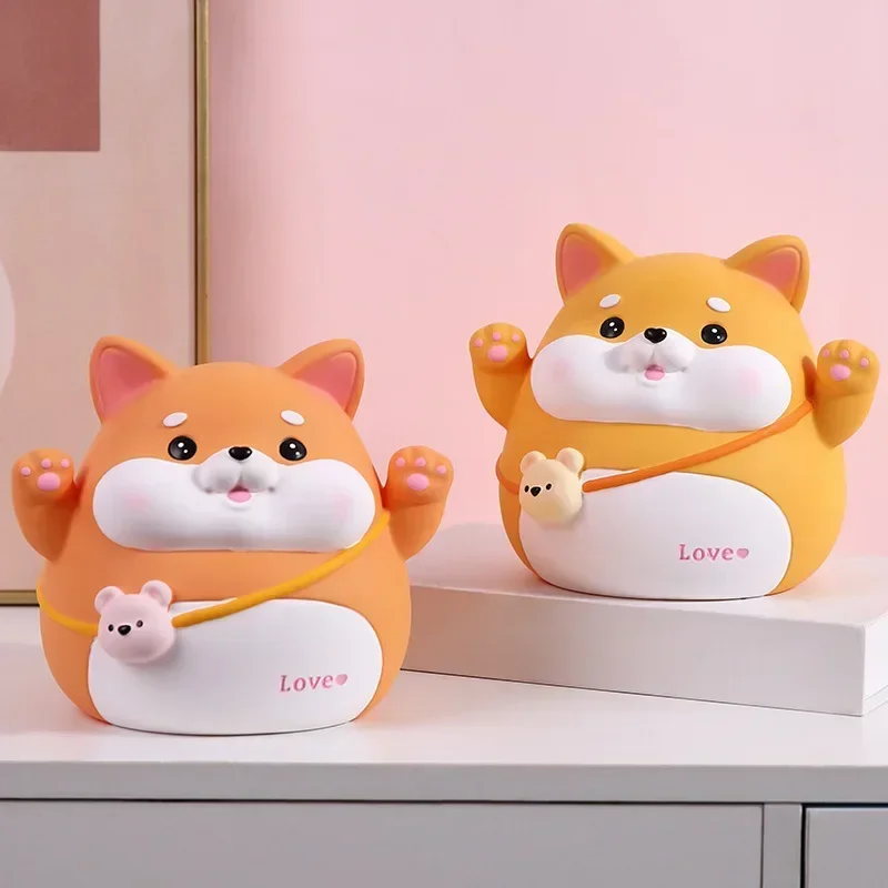 Копилка с желтым котом для детей небьющаяся пластиковая копилка денег мальчиков