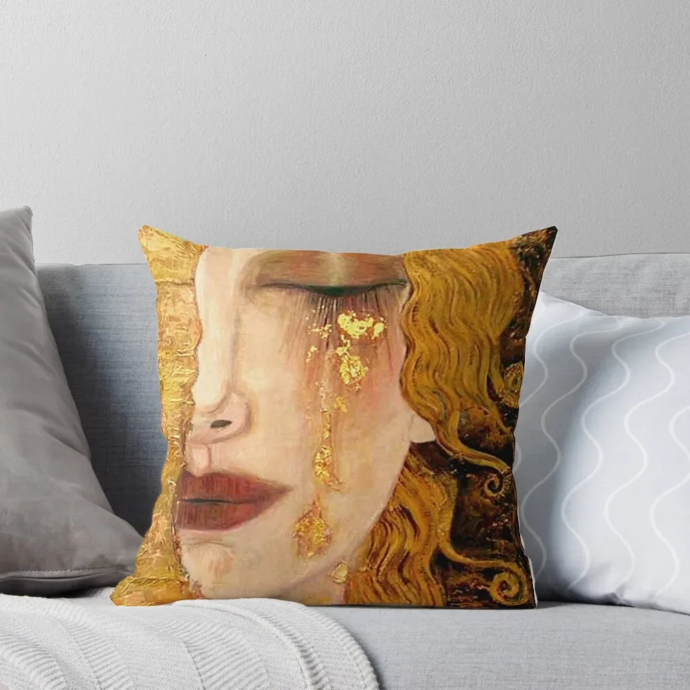 Freya's Tears (Золотые слезы) портрет Густава Климта наволочка Роскошная Роскошный