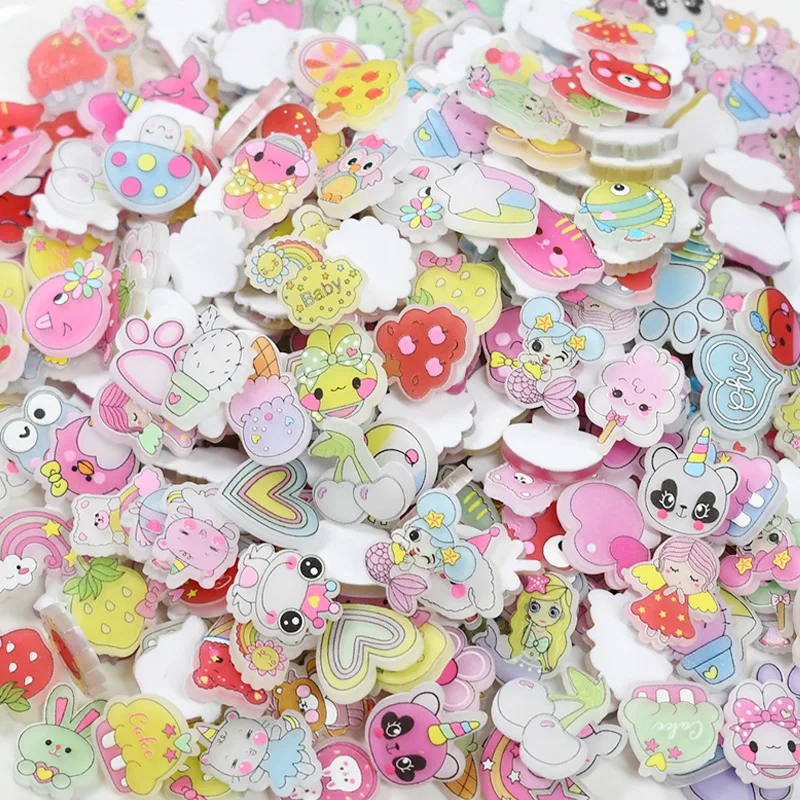 

30PCS Resin cartoon accessories cream plastic phone case patch creative diy headwear hairpin material