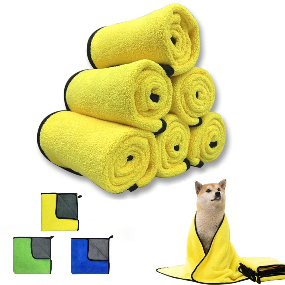 

Бархатное одеяло для собак и кошек, быстросохнущее, впитывающее