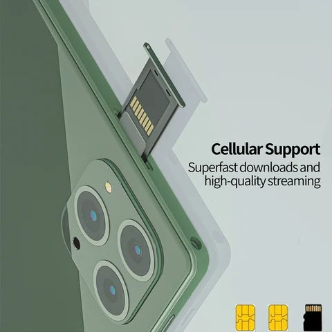 Планшет BDF 10.1", Android 12, 8 Гб, 256 Гб