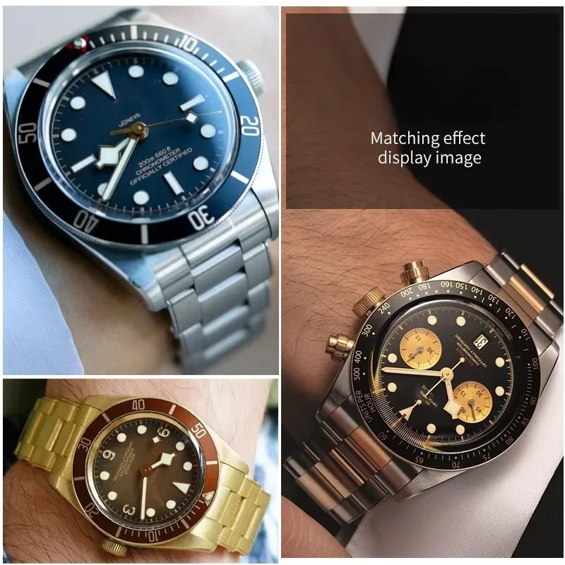 Фото Мужской браслет из твердой нержавеющей стали 20 мм, 21 мм, 22 мм, Tudor BLACK BAY PRO 54 68M79000N-0001, металлический браслет из нержавеющей стали №2