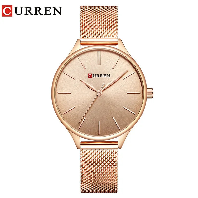 

CURREN 9024 Fashion Simple Style New Ladies Bracelet Watches Women Dress Wristwatch Quartz Female Clock Gifts relogios feminino