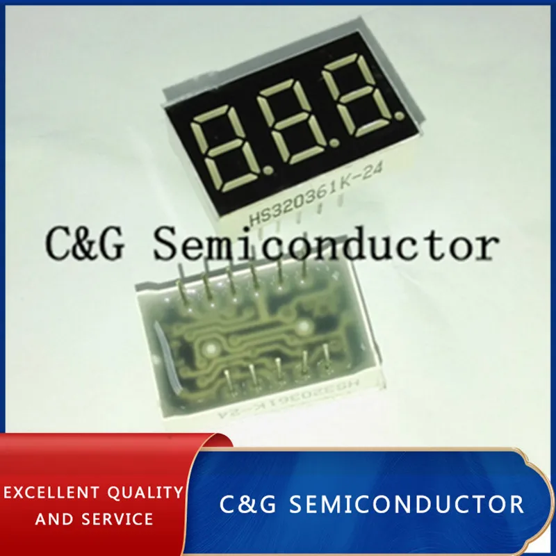 10 шт LD-3361AS 3 цифры 0 36 &quotКрасный 7-сегментный светодиодный дисплей общий катод