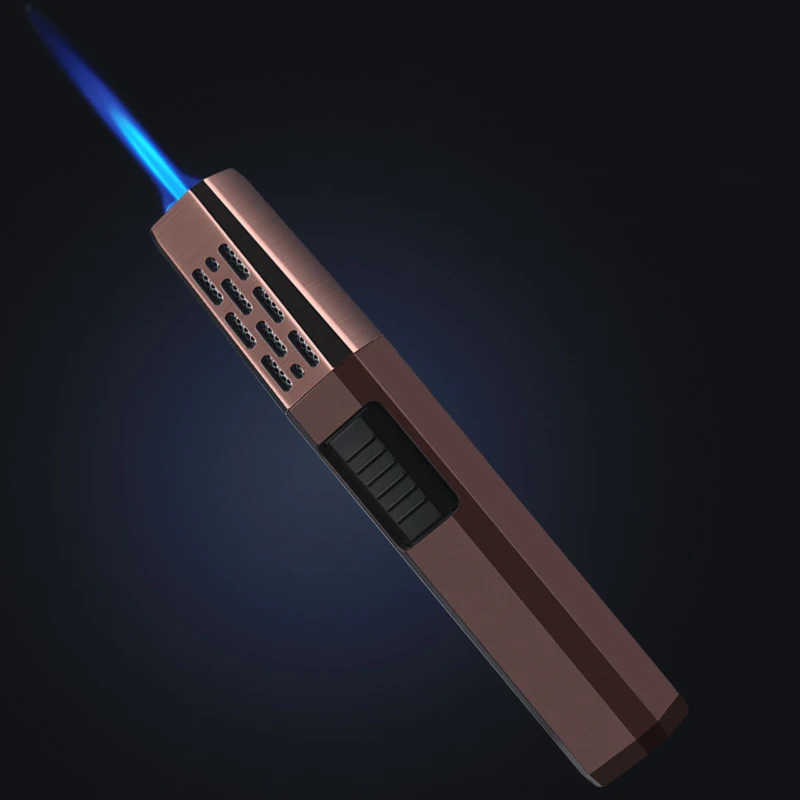 

Spray Gun Kitchen Cooking Turbo Metal Blue Flame Gas Lighter Smoking Accessories Windproof BBQ Jewelry Welding Cigar Lighters