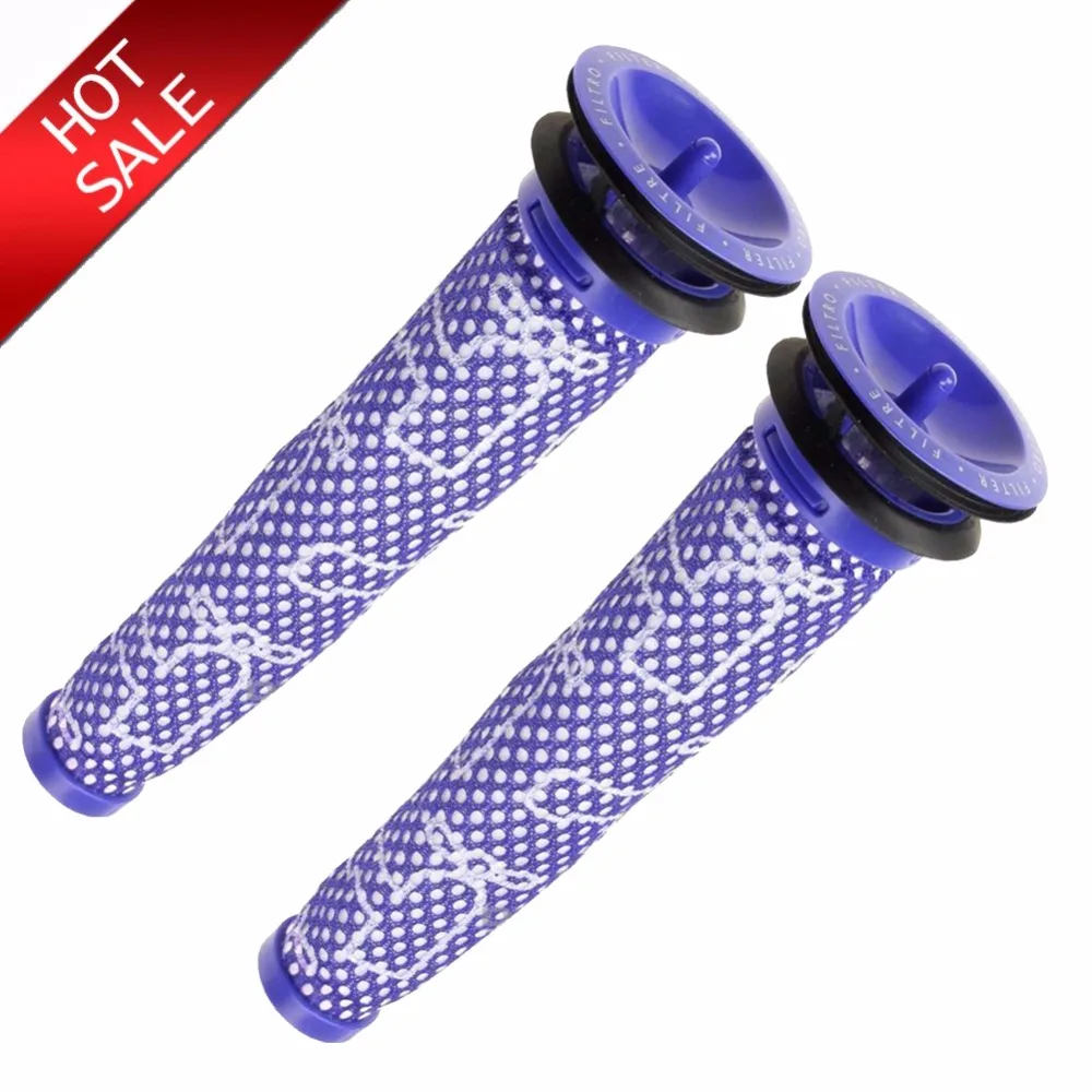 

2pcs/lot Vacuum Cleaner accessories Parts Pre Motor Washable HEPA Filter Motor Head for Dyson v6 v7 v8 dc62 DC61 DC58 DC59 DC74