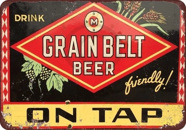 

Grain Belt Beer On Tap Vintage Reproduction Metal Sign