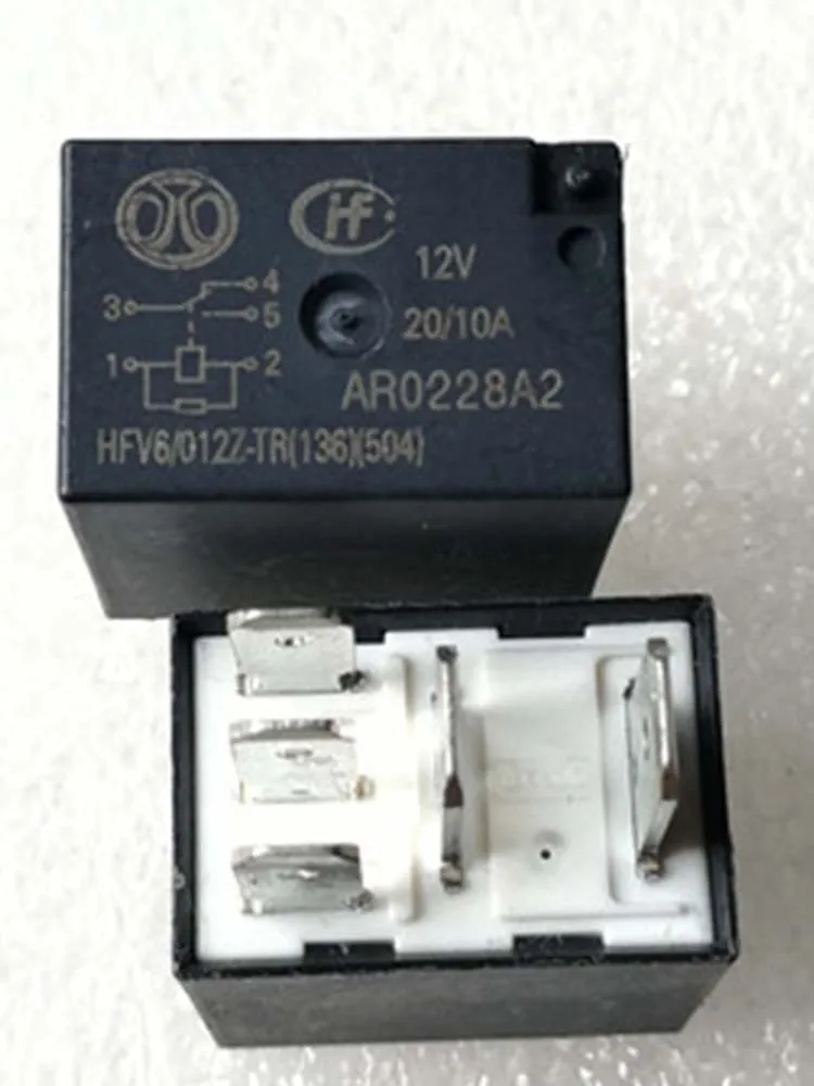 

Реле HFV6 012ZS-TR 12 В, 12 В постоянного тока, 5 контактов