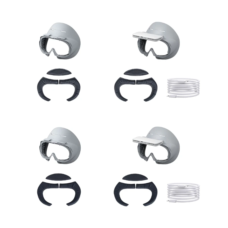 

Light-Proof Interface Brackets Pad Air Circulation for Pico 4 VR Headset