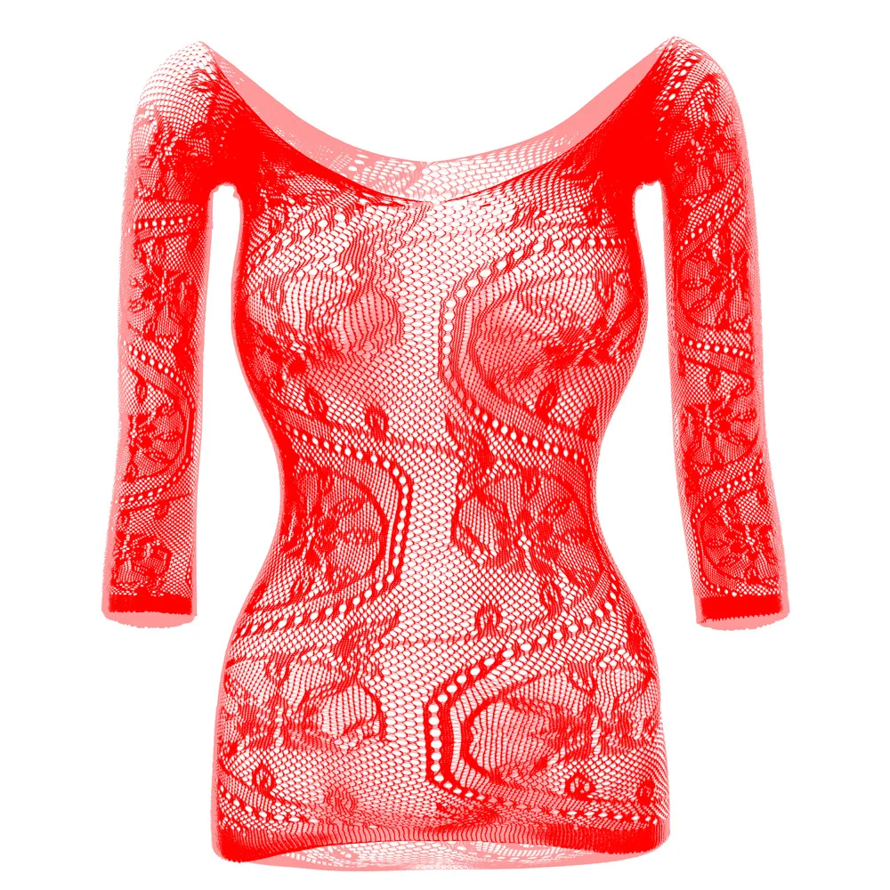 

Sexy Lingerie Sexy Bodycon Dress Fishnet Clubwear Christmas Valentine's Day Women Lingerie Dresses