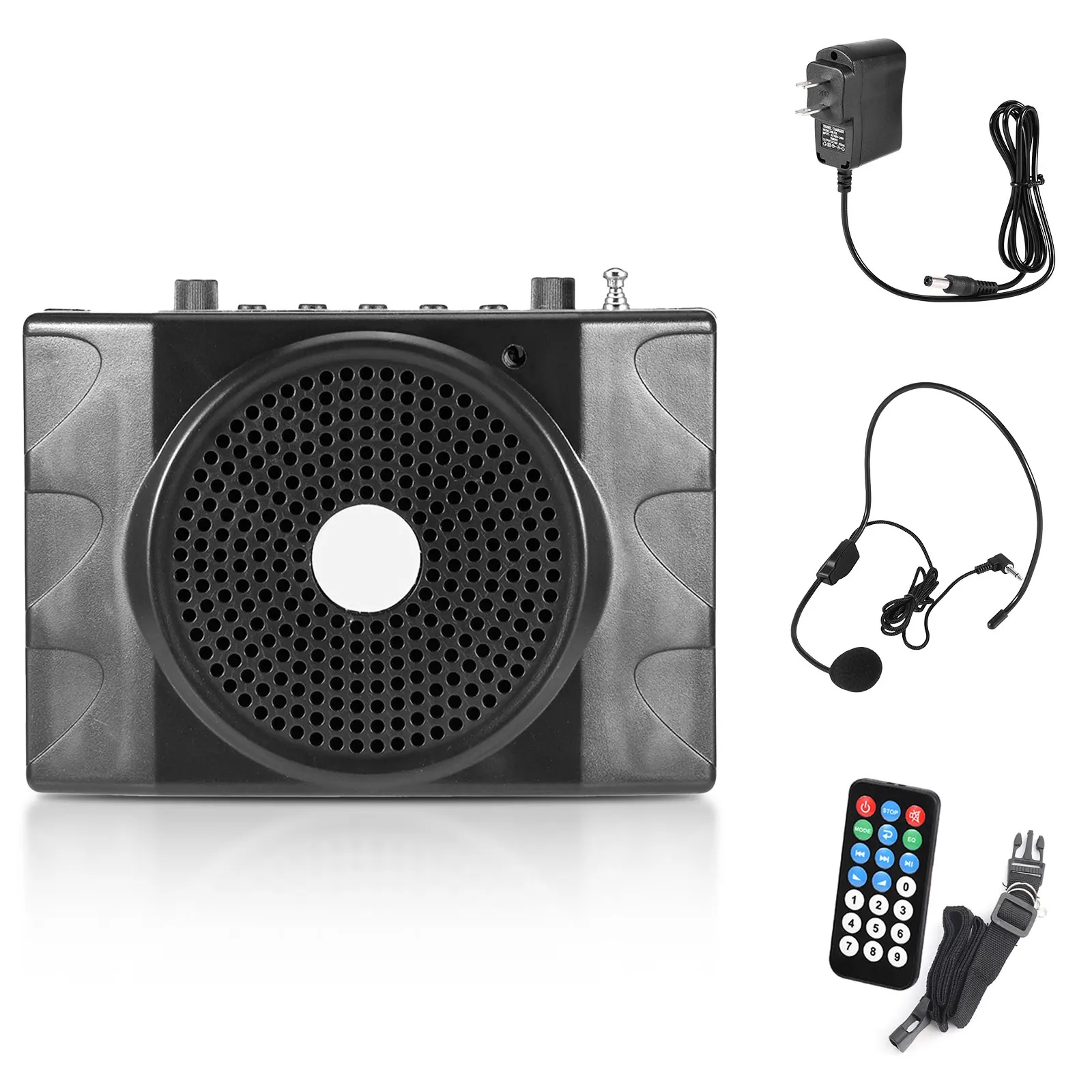 

Professional Mini Portable Microphone Voice Amplifier for Teaching, Guide with US Plug portable portable portable portable