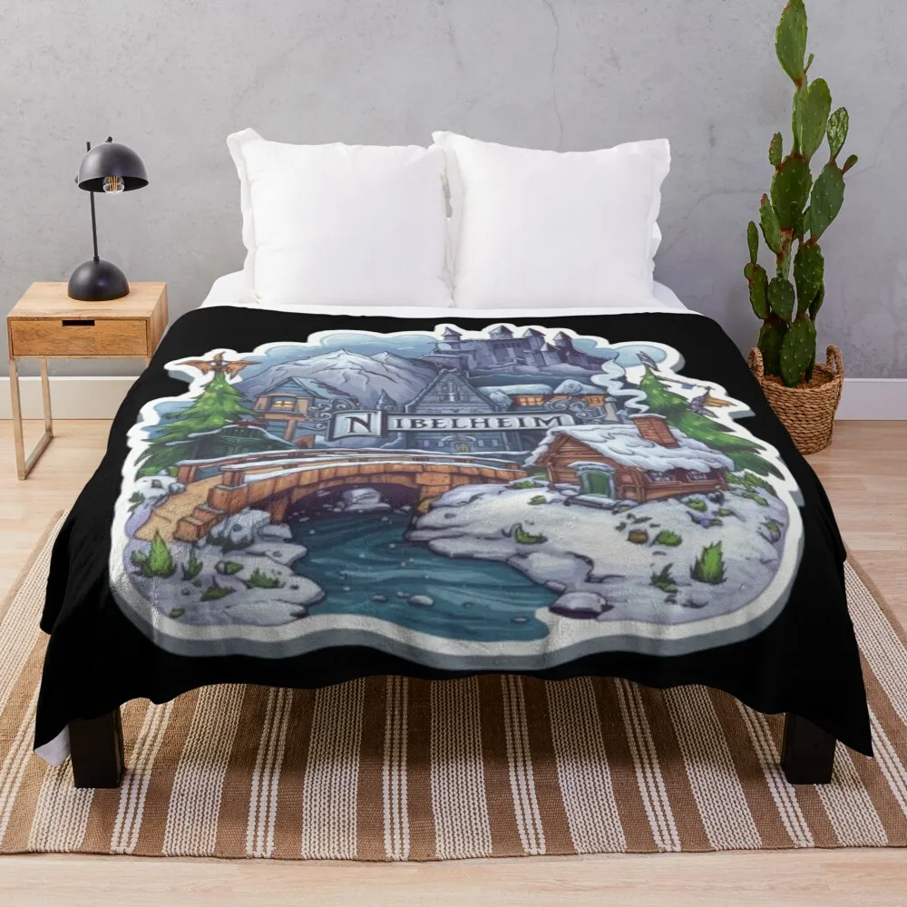 Nibelheim Throw Blanket Thermals для путешествий пушистые одеяла