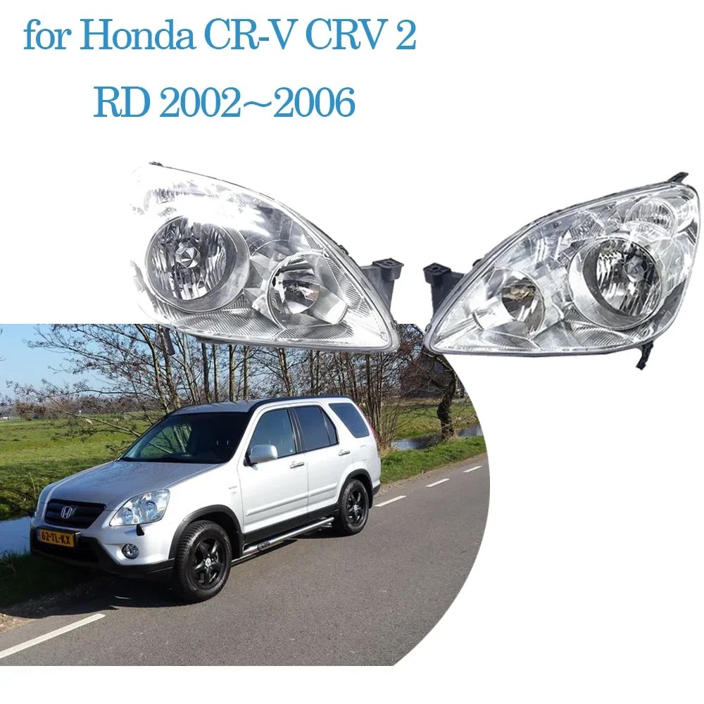 

Автомобильные фары в сборе для Honda CR-V CRV 2 RD 2002 ~ 2006 2003 2004, противотуманные боковые фары, угловые галогенные лампы для карт, аксессуары