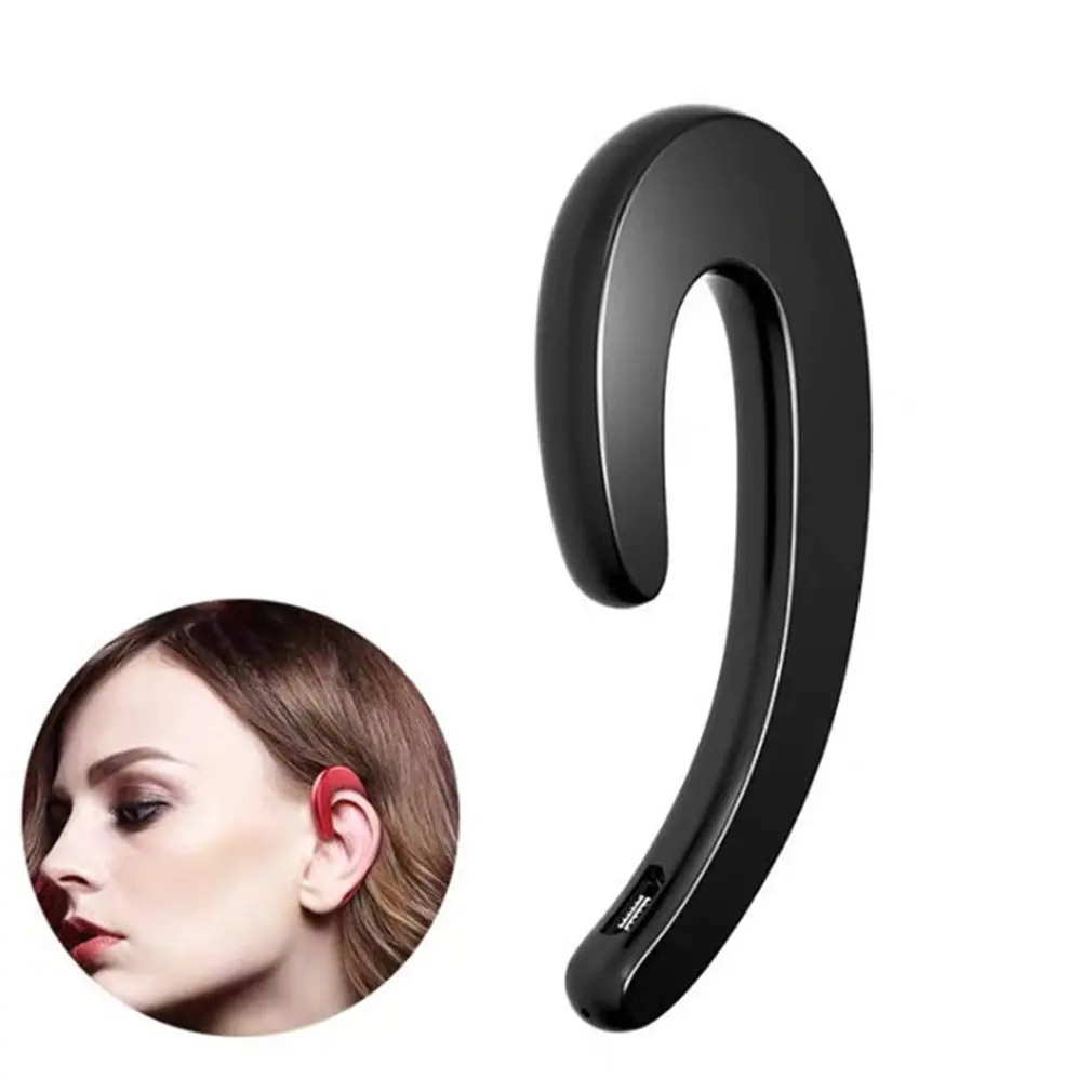 Universal Bone Conduction Wireless Headset Ultra-thin Ear Hook Wireless V4.1 Stereo Sports Running Headset Suitable For Notebook