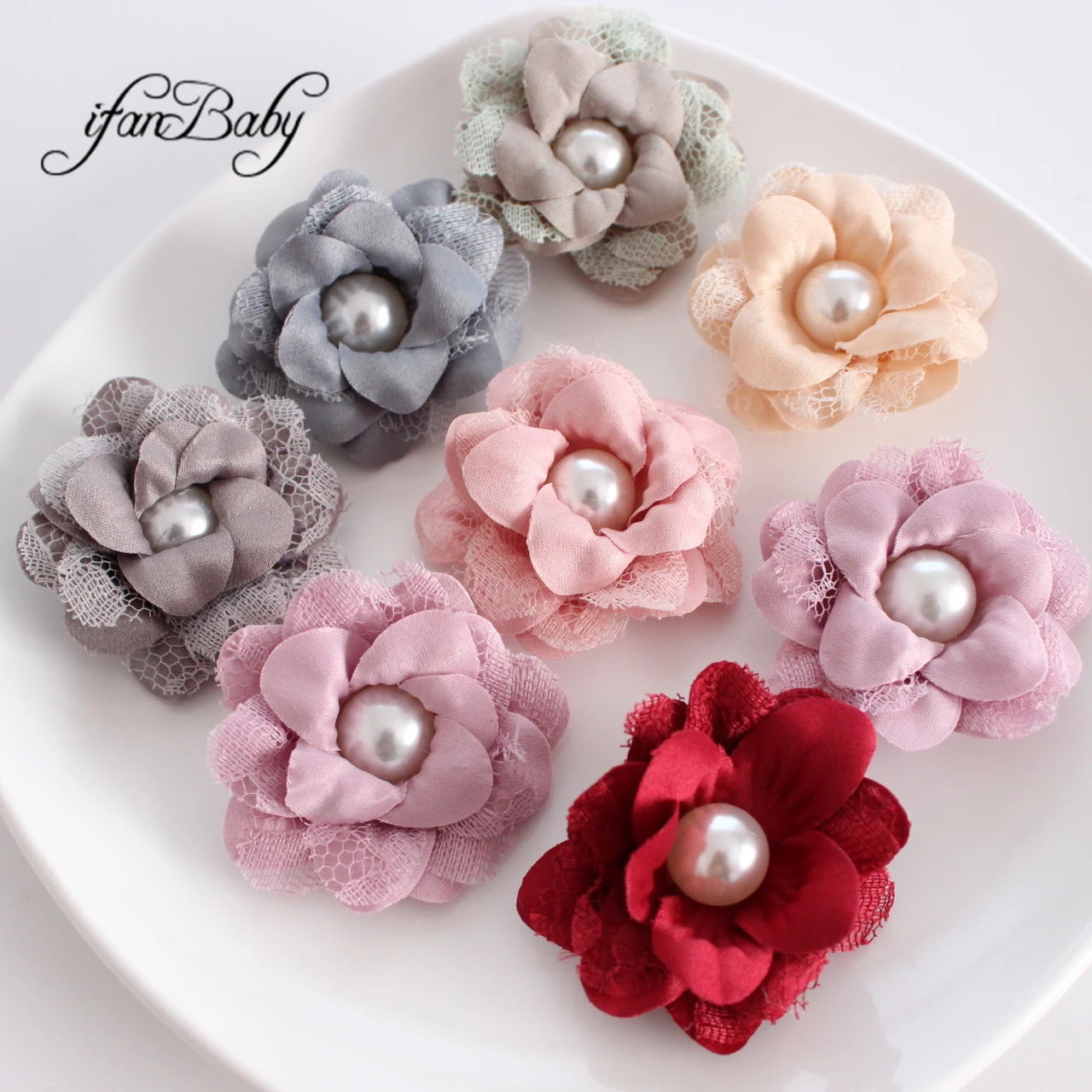 

Декоративные искусственные цветы для волос, 5,5 см