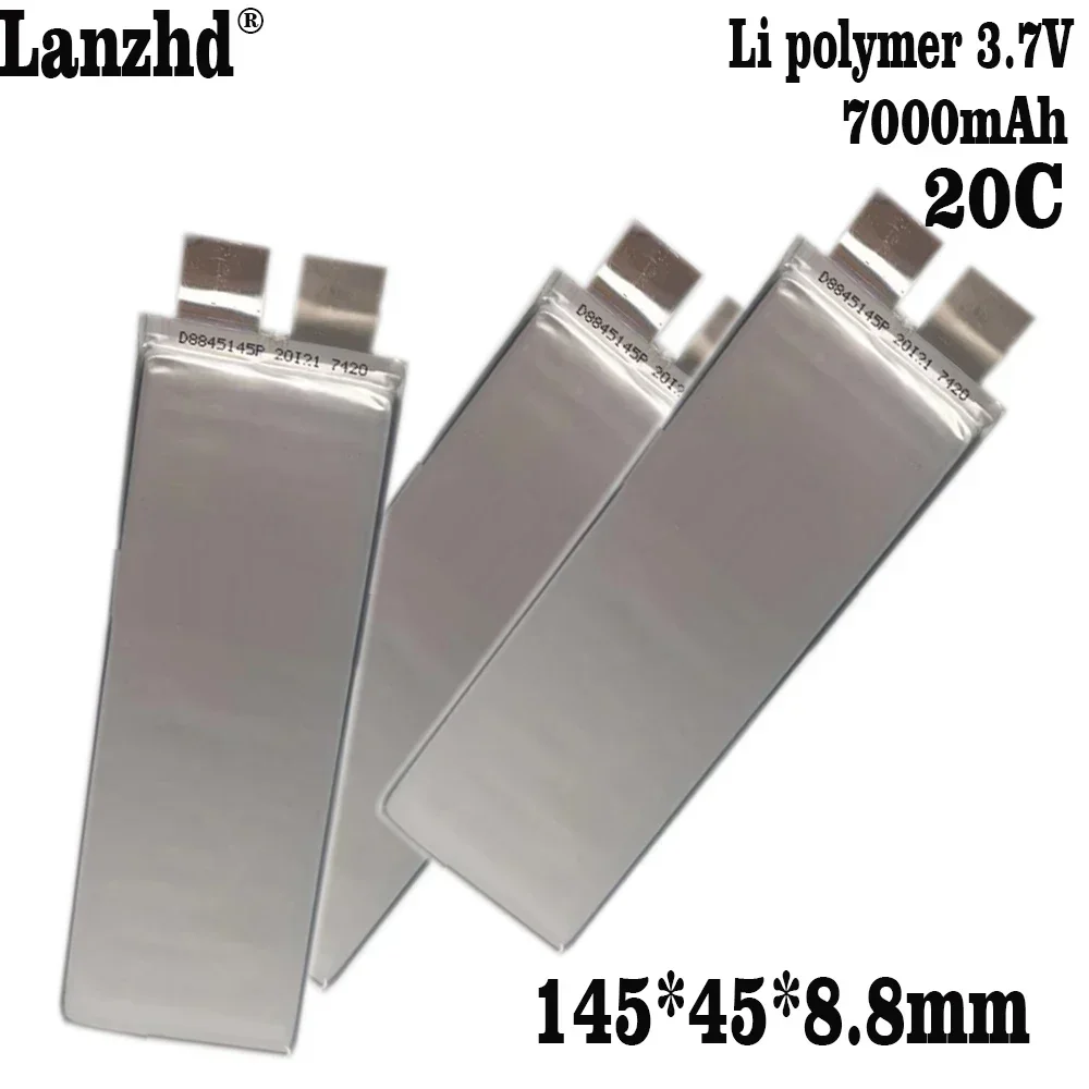 Литий-полимерный аккумулятор 20C высокой емкости 3 7 в 7000 мАч 1-12 шт