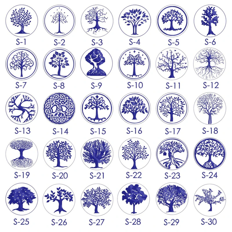 

Печать восковая с изображением пышного дерева, женские печати с изображением корня, Листьев, неба, деревьев, почтовые печати, свадебные конверты, Декор, хобби, карточка, ремесло