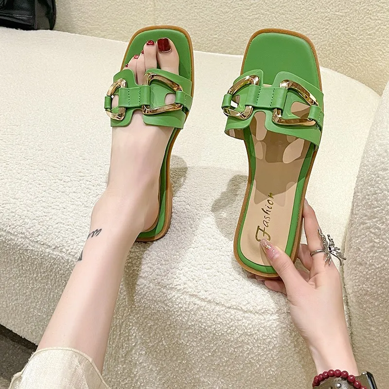 

Summer Slippers Flat Shoes Women's Home Beach Floors Luxury Slides Casual Woman Summer 2023 Sandals Girls Designer Free Shipping