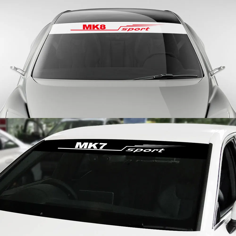 Наклейки на лобовое стекло автомобиля для Volkswagen VW Golf 7 4 5 6 3 2 8 MK8 MK7 MK6 MK5 MK4 MK3 MK2