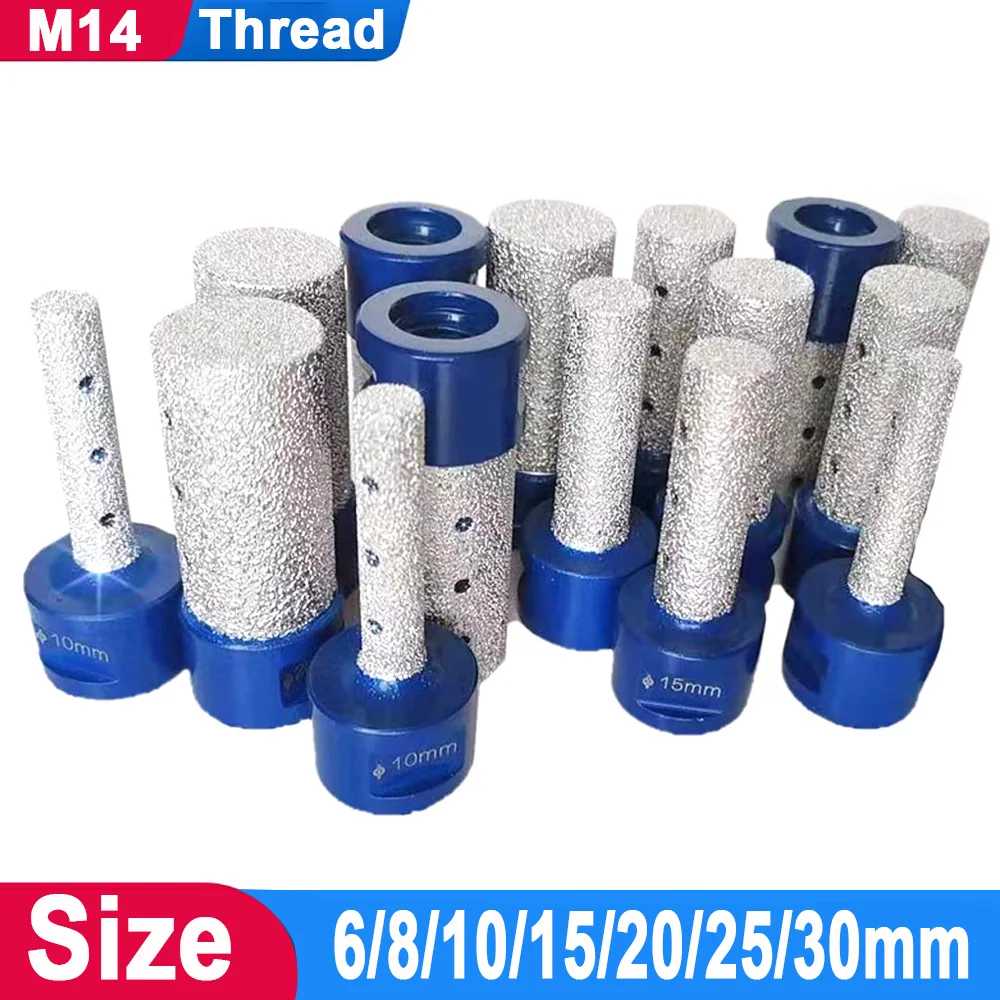 

Алмазные насадки для мрамора, керамики, гранита, диаметром 6/8/10/15/20/25/30 мм