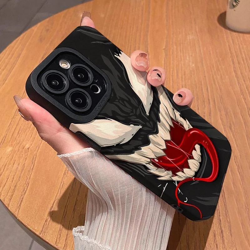 New Cool Ins Movie venoms 3 Pupil Full Screen Phone Case For Xiaomi Redmi 8 9A 9T 9C 10 K20 30 40 Note 7 9 9s 11 Pro 4G 5G