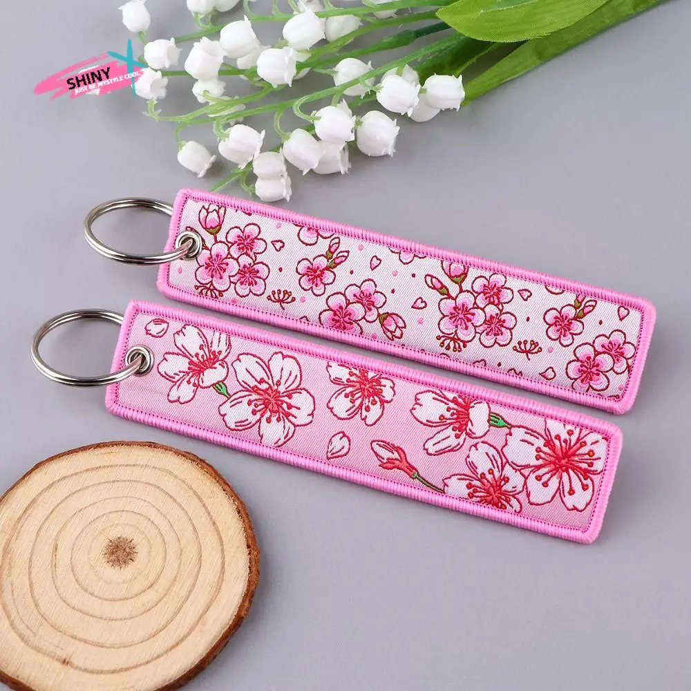 3 шт. тканевый брелок с цветком вишни волнистый дракона Tianguan для ключей подарки