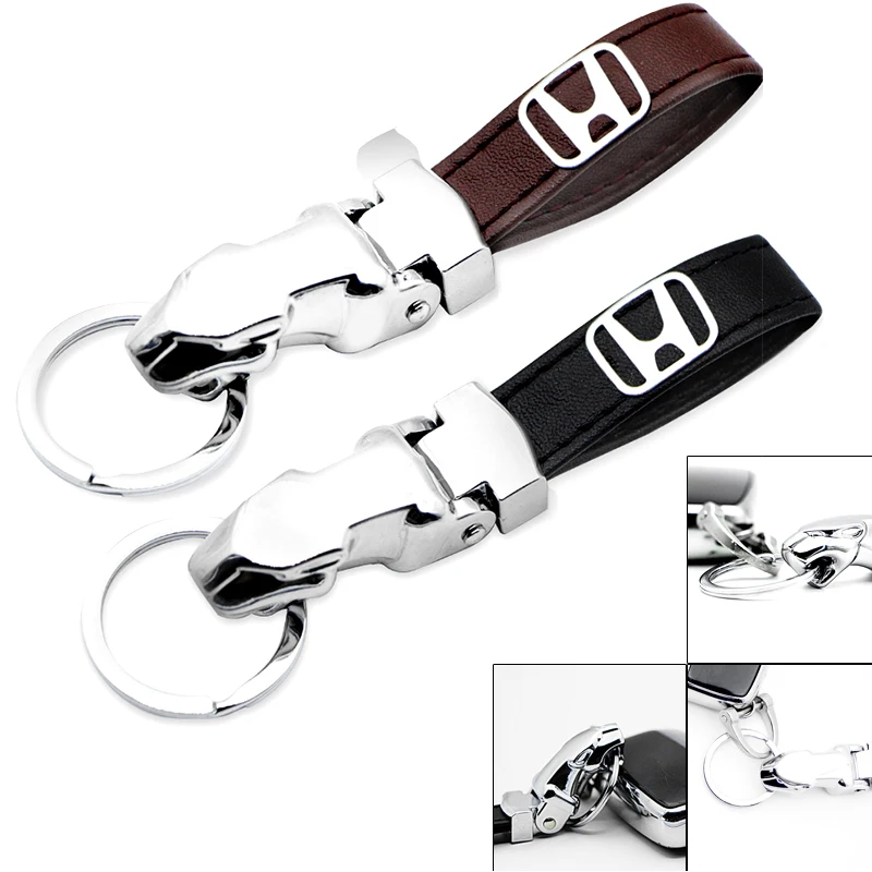 

Car Logo Keychain Auto Keyring for Hondas Civics CBR300RR CBR600RR CBR1000RR CBR500R CBR650F VFR800 1200 VTX1300 Key Accessories