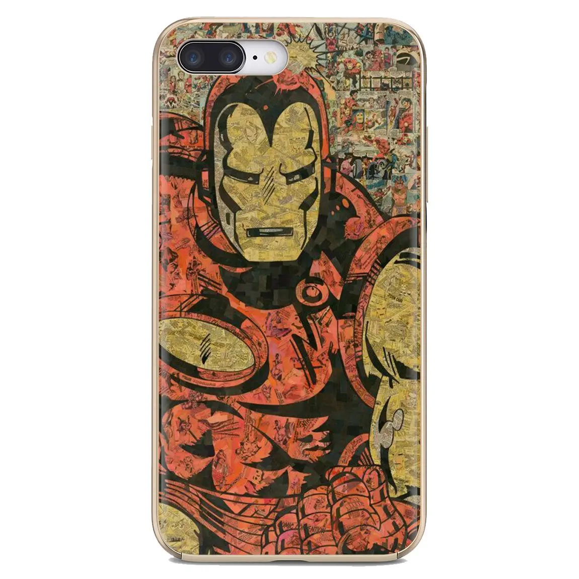 Пастельный силиконовый чехол для телефона Тони Старк Marvel Железный человек Oppo realme