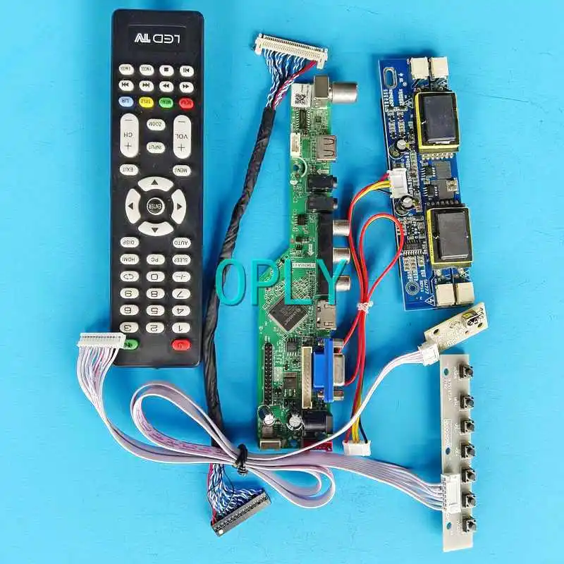 

For M190Z1-L01/L03 Laptop Display Screen Controller Board 1680*1050 LVDS 30 Pin 19" 4CCFL DIY Kit VGA HDMI-Compatible AV USB