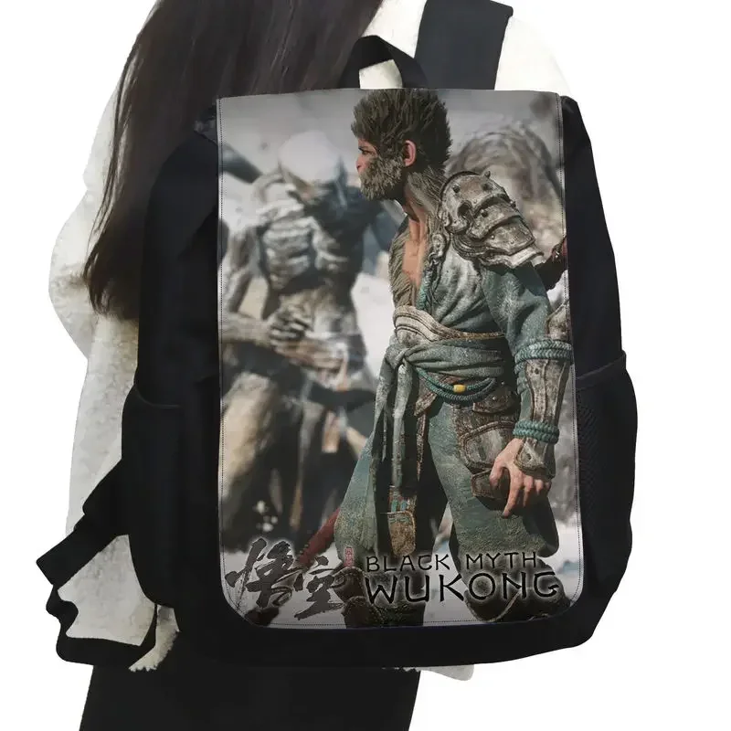 Black Myth Wukong 3A Игровая периферия Рюкзак большой емкости с принтом Студенческое