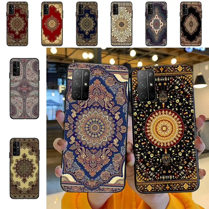 

Persian carpet Floral pattern Phone Case For Huawei Honor 10Lite 10i 20 8x 10 Funda for Honor9lite 9xpro Coque