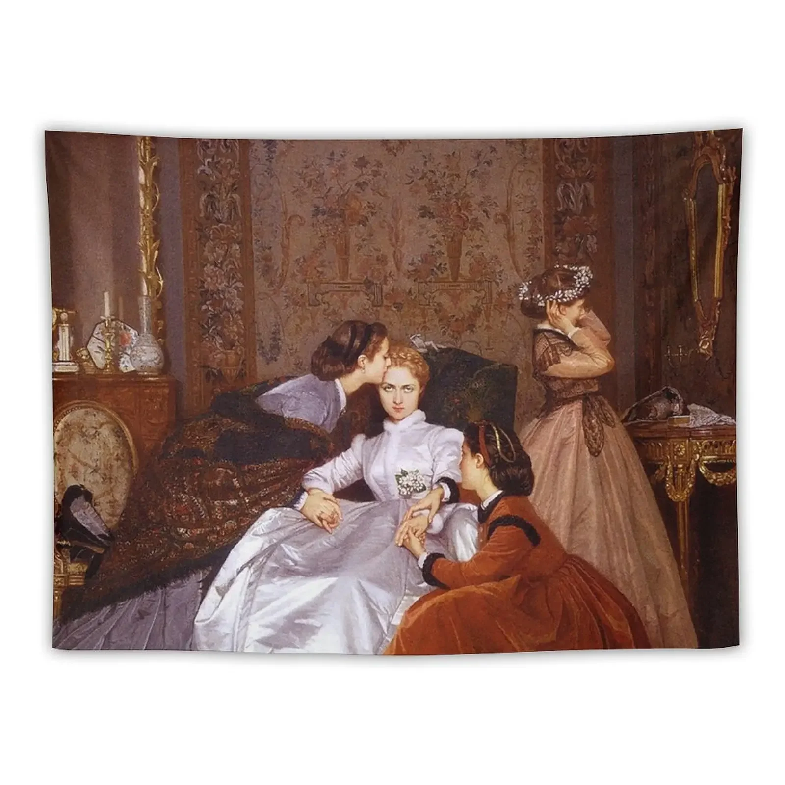 Неохотно невесты-август toulfly гобелен настенный декоративный гобелены