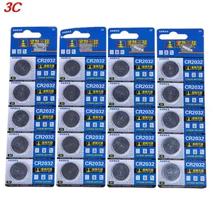 2/5Pcs CR2032 CR 2032 3V Lithium Battery For Toy Watch Car Remote Control Calculator Motherboard Button Coin Cell