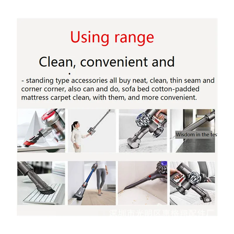 Вакуумный очиститель насадка с мягкой круглой щеткой для матрасов для Dyson V7 V8 V10 V11 V12 V15.