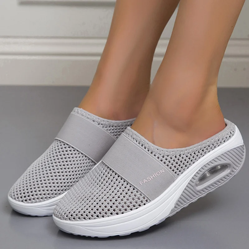 

Sandals Spring Summer Shoes Women Breathable Women Shoe Slip On Beach Ladies Shoes Slipper Retro Footwear Zapatillas Muje Female
