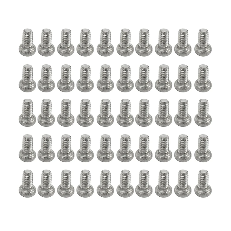 

60Pcs M2 X 4Mm 304 Stainless Steel Phillips Round Head Screws Bolt