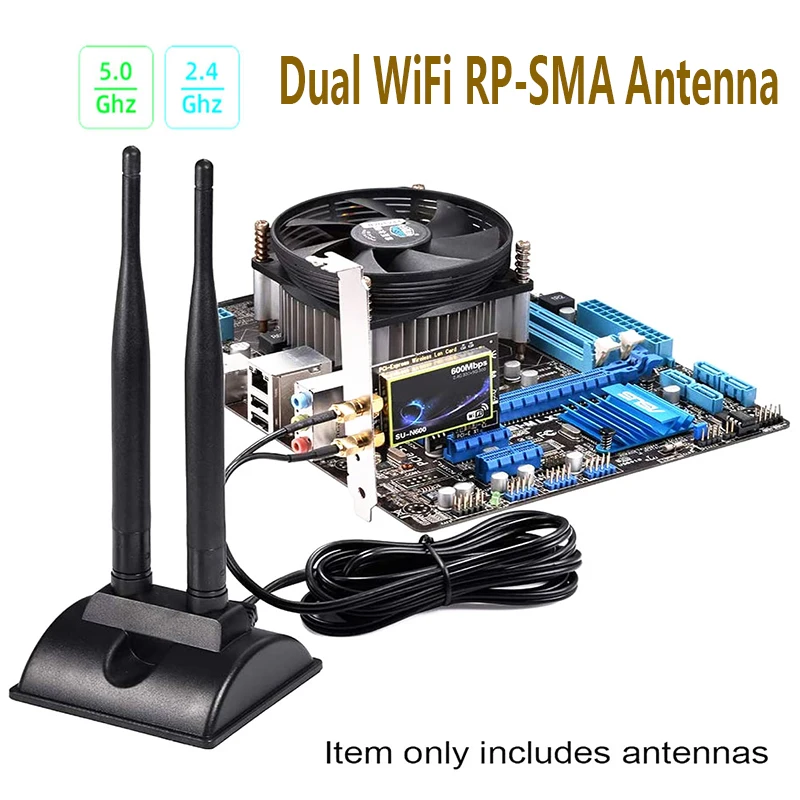 

Двухдиапазонный Wi-Fi роутер, внешний усилитель сигнала, антенна 6 дБи, усилитель точки доступа сети 2,4 ГГц 5 ГГц 5,8 ГГц, беспроводной расширител...