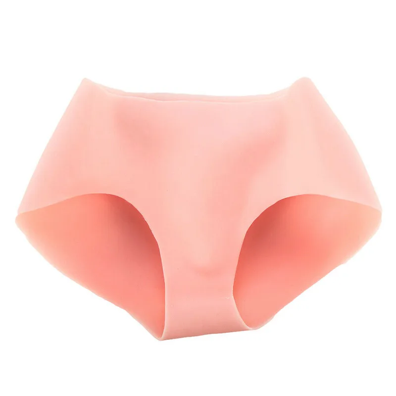 Silicone Butt Men Women Hips Pad Enhancer Body Shapewear Silicone Underwear 2XL Pink and Black Bodysuit Butt Pad Shapewear