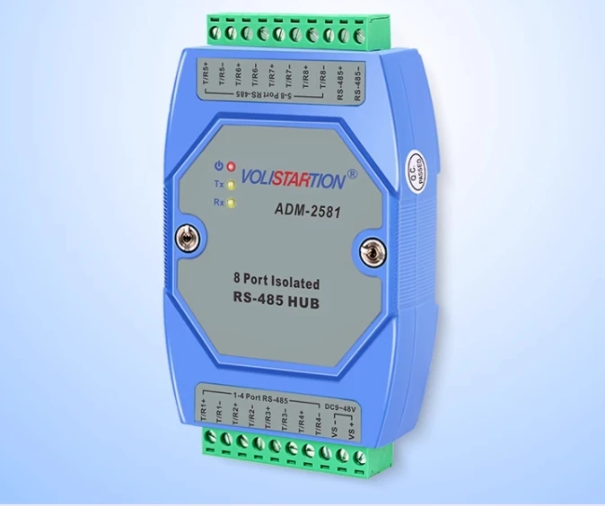 ADM-2581 8-портовый ретранслятор RS485 с разрешением 1/8