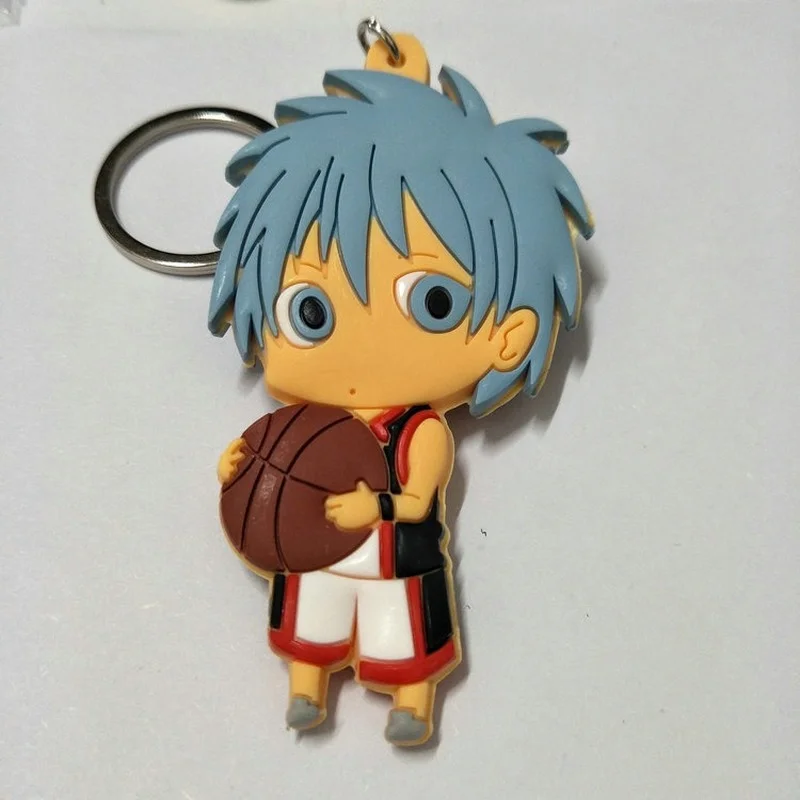 Симпатичные Брелки из ПВХ в стиле Аниме Kuroko No Basket фигурка Tetsuya Kagami Taiga кисэ рёта Bag